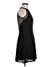 Ann Taylor 100% Polyester Solid Black Cocktail Dress Size 6 - photo 4