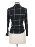 Joe Boxer 100% Polyester Plaid Black Long Sleeve Blouse Size M - photo 2