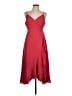 Lulus 100% Polyester Red Cocktail Dress Size L - photo 1