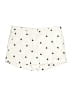 British Khaki Hearts Ivory Shorts Size 6 - photo 1