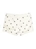 British Khaki Hearts Ivory Shorts Size 6 - photo 2