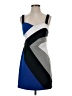 BCBGeneration Color Block Blue Cocktail Dress Size S - photo 1