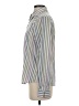Eddie Bauer Stripes Silver Long Sleeve Blouse Size P (petite) - photo 5