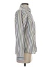 Eddie Bauer Stripes Silver Long Sleeve Blouse Size P (petite) - photo 4