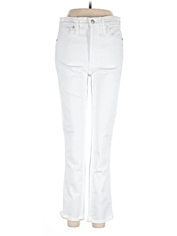 Madewell Stovepipe Jeans in Pure White (view 1)
