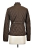 Talbots 100% Polyester Argyle Brown Jacket Size P (petite) - photo 2