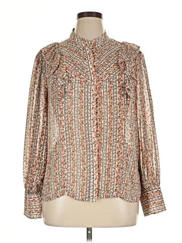 Lulus Long Sleeve Blouse (view 1)