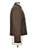 Talbots 100% Polyester Argyle Brown Jacket Size P (petite) - photo 4