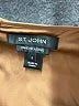 St. John 100% Viscose Metallic Silver 3/4 Sleeve Blouse Size S - photo 7