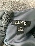 SLNY 100% Polyester Solid Gray Blue Cocktail Dress Size 8 (petite) - photo 7