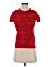 Vince Camuto 100% Polyester Red Short Sleeve Top Size XS (petite) - photo 1