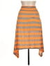 Lagaci Stripes Orange Casual Skirt Size M - photo 2