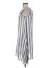 Hem & Thread 100% Rayon Stripes Gray Casual Dress Size S - photo 5
