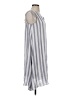 Hem & Thread 100% Rayon Stripes Gray Casual Dress Size S - photo 4