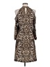 Boston Proper Animal Print Brown Casual Dress Size M - photo 2