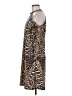 Boston Proper Animal Print Brown Casual Dress Size M - photo 5