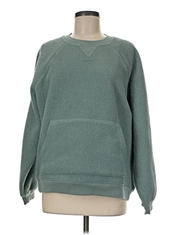 Madewell (Re)sourced Sherpa Sweatshirt (view 1)