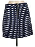 J.Crew 100% Polyester Graphic Blue Casual Skirt Size 6 - photo 2