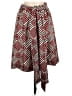 Elizabeth McKay 100% Polyester Argyle Red Casual Skirt Size 8 - photo 1