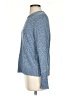 J. McLaughlin Tweed Blue Pullover Sweater Size S - photo 5