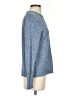 J. McLaughlin Tweed Blue Pullover Sweater Size S - photo 4
