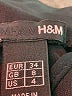 H&M 100% Polyester Black Cocktail Dress Size 4 - photo 7