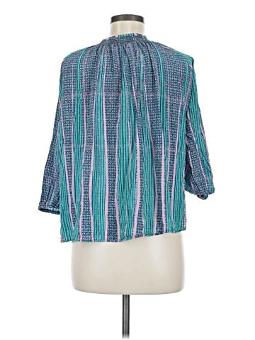 Tucker 3/4 Sleeve Silk Top (view 2)