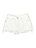 Levi's 100% Cotton White Denim Shorts Size 28 waist - photo 1