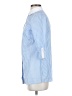 J. Peterman 100% Cotton Blue 3/4 Sleeve Button-Down Shirt Size 0 - photo 5