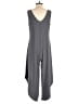 Tiana B. Solid Gray Jumpsuit Size S - photo 2