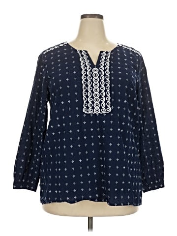 Talbots 3/4 Sleeve Blouse (view 1)