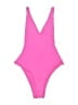 Unbranded Solid Pink One Piece Swimsuit Size XL (estimated) - photo 1