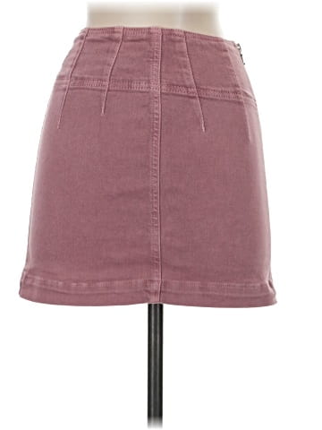 We the Free Denim Skirt (view 2)