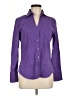 Express Design Studio Purple Long Sleeve Button-Down Shirt Size M - photo 1