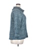 Leo & Nicole Tweed Blue Turtleneck Sweater Size 2X - photo 4