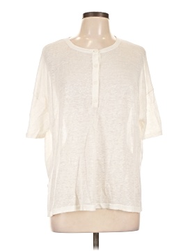 Skull Cashmere Short Sleeve Henley