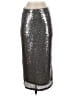 She + Sky Metallic Silver Formal Skirt Size S - photo 1