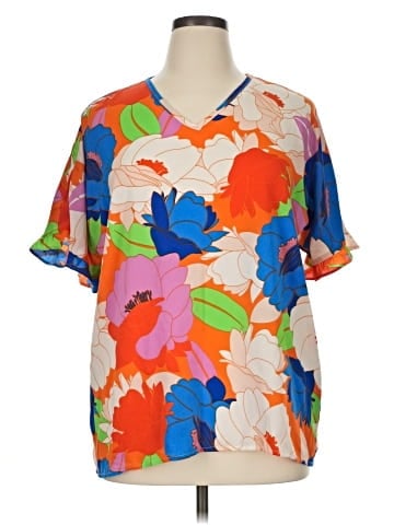 Jess Lea Short Sleeve Blouse (view 1)