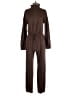 Francesca's Solid Brown Jumpsuit Size S - photo 1