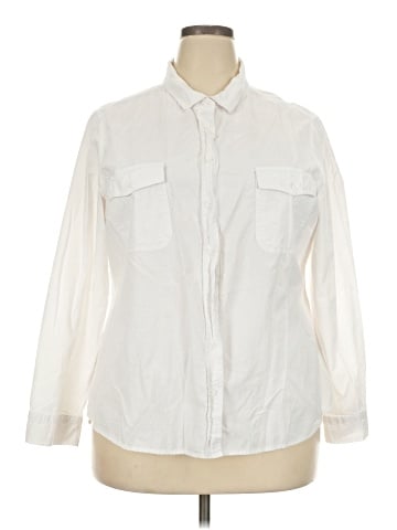 Per Se Long Sleeve Button-Down Shirt (view 1)