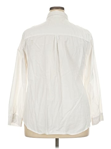 Per Se Long Sleeve Button-Down Shirt (view 2)