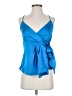 Sugar Lips Blue Sleeveless Blouse Size S - photo 1