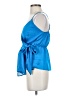 Sugar Lips Blue Sleeveless Blouse Size S - photo 5