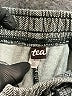 Tea 100% Cotton Stripes Gray Casual Pants Size 7 - photo 3