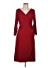 Studio M Solid Burgundy Cocktail Dress Size L - photo 1