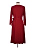 Studio M Solid Burgundy Cocktail Dress Size L - photo 2
