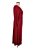 Studio M Solid Burgundy Cocktail Dress Size L - photo 4
