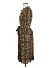 J.Crew 100% Polyester Animal Print Brown Casual Dress Size 2 - photo 5