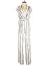 MNG 100% Polyester Stripes Ivory Jumpsuit Size XS - photo 1
