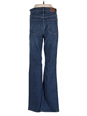 Madewell Skinny Flare Jeans in Linnean Wash (view 2)